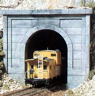 C1252 Woodland Scenics HO Scale Concrete Portal Single Track(1 each) Tunnel Portal