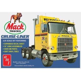 AMT1062 AMT Mack Cruise-Liner Semi Tractor 1/25 Scale Plastic Model Kit