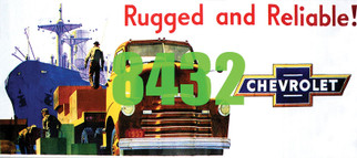 8432 HO Scale Tichy train Group Billboard Chevrolet 57 Truck
