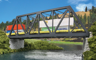 933-4510 HO Scale Walthers Cornerstone Modernized Double-Track Truss Bridge Kit