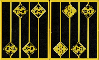 Stop Signs Kit #3541 8 Pieces S Scale New Tichy Train Group Yellow Early 