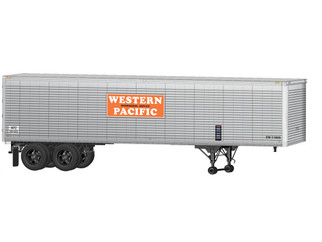 6-84887 O Scale Lionel Western Pacific 40' Trailer 2-Pack