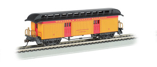 15301 HO Scale Bachmann Old-Time Baggage w/Rounded End Clerestory Roof-Western & Atlantic RR