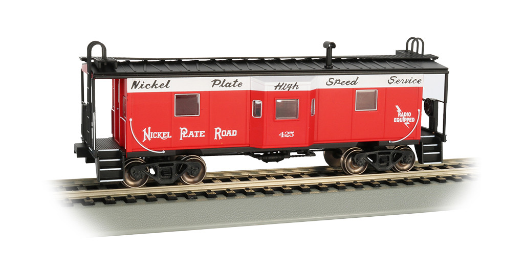 NYC HO Scale Bay Window Caboose with Roof Walk 