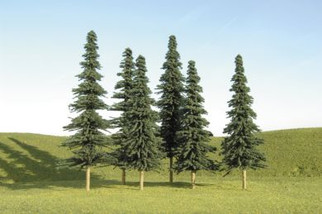 32204 Bachmann 8" - 10" Spruce Trees ( 3 Per Pack)