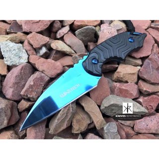 Combat Boot Neck Knife - HWT201BL - Custom Engraved