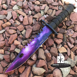 12" Jungle CS.GO Fixed Blade Combat Knife - HWT215GA - Custom Engraved