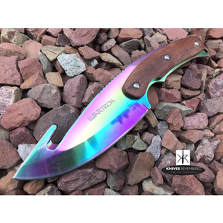 9.5" CS:GO Gut Hook Blade Knife - HWT217RW - Custom Engraved