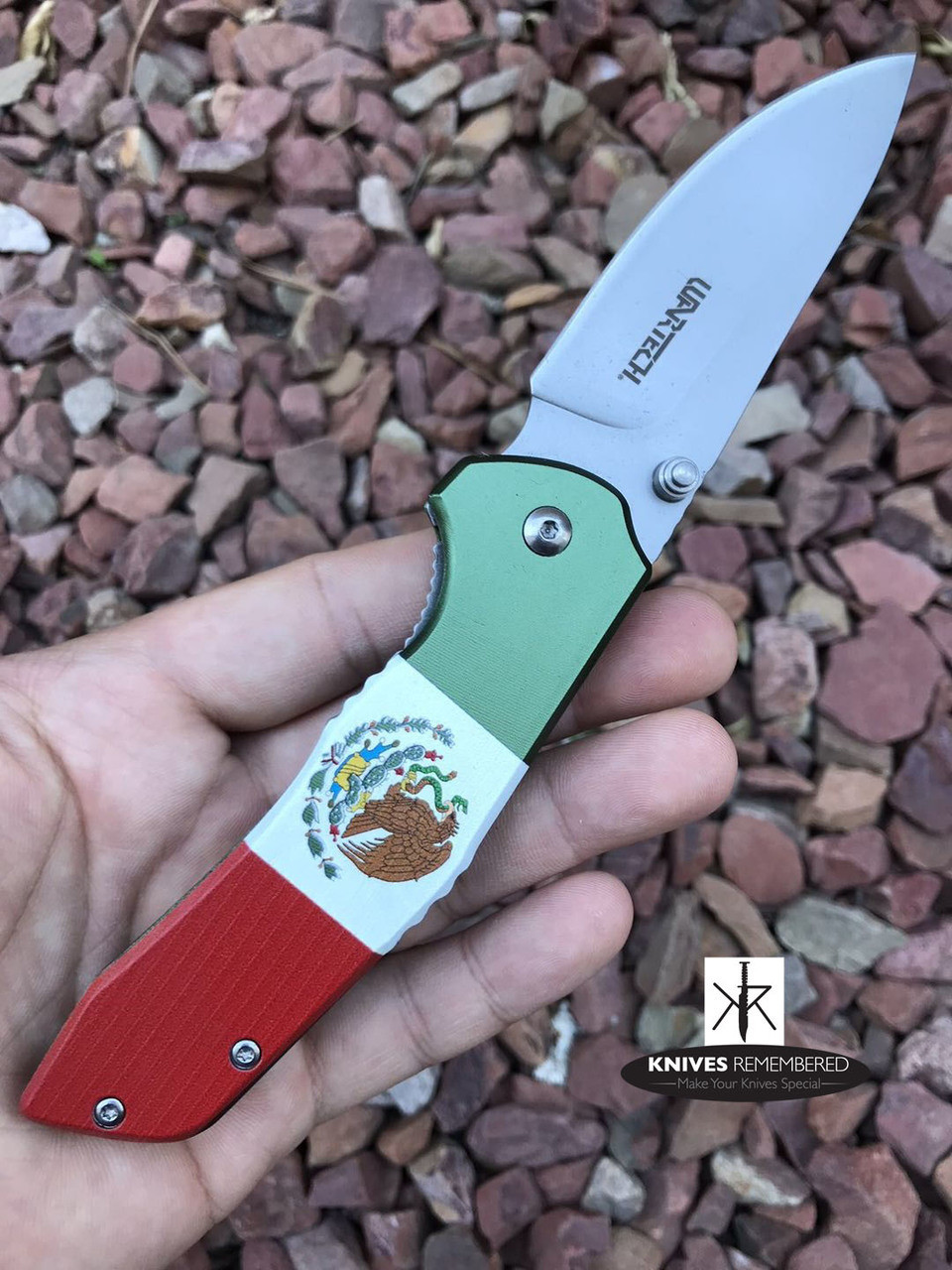  Knife - Mexico Flag 138 : Handmade Products