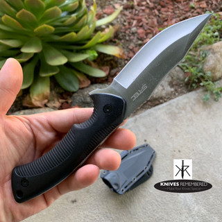 9" Full Tang Tactical Knife with Paddle Holster - Custom Engraved