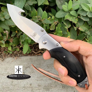Buckshot Thumb Open Spring Assisted Stainless Steel Handle Classic Pocket Knife - CUSTOM ENGRAVED