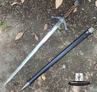40" Warrior Medieval Knight Claymore Arming Sword with Scabbard