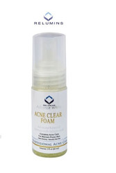Authentic Relumins Medicated Professional Acne Clear Foaming Wash with Acne Fighting Botanicals