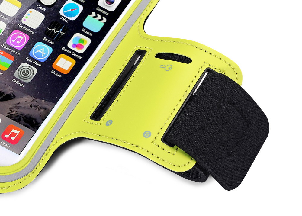 Sport Armband Case Waterproof Adjustable Running GYM Bag For Apple iPhone 6  plus 5.5 Mobile Phone Sweat Proof with Key Holder - You Look Light Canada