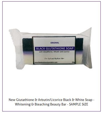 Arbutin/Licorice Black & White Soap Whitening & Bleaching Beauty Bar