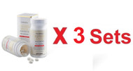 3 Mosbeau Placenta White Advanced Skin whitening Lightening 650 mgTablets - 120 Tablets Per Bottle