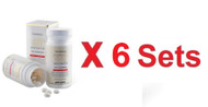 6 Mosbeau Placenta White Advanced Skin whitening Lightening 650 mgTablets - 120 Tablets Per Bottle