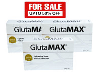 Special Discount Upto 50 % - (Pack of 3) GlutaMAX Lightening Soap with Glutathione - 75gm - Great for all skin types!