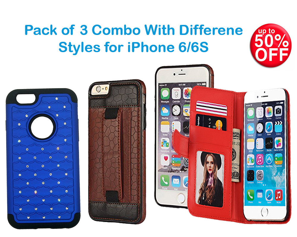 Best Combo Pack of 3 Deals !! Premium Quality Leather Case , Football  Pattern Leather Case &