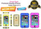 Exclusive Combo Offer (Pack of 3) : Universal Shockproof Waterproof Case for iPhone 6/6S - Pink, Blue, Yellow