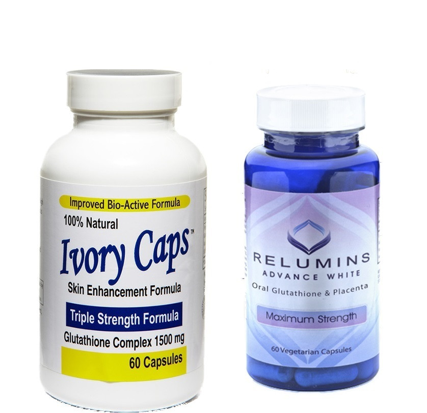 Ivory Caps Skin Whitening Lightening Support Pill 60 Caps