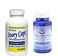 Ivory Caps Skin Whitening Lightening Support Pill - 60 Caps + Relumins Advance white Lightening Oral Formula