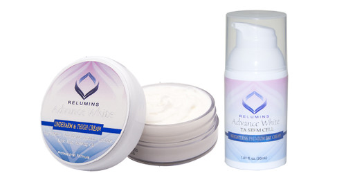 Relumins Underarm & Inner Thigh Cream & Intensive Repair Facial Cream!! 