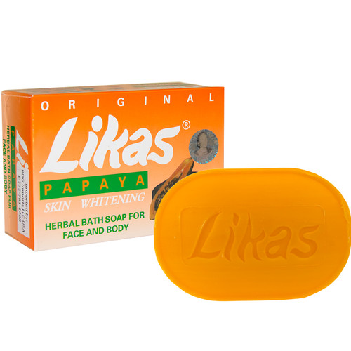 Likas Papaya Skin Whitening Lightening Original Natural Herbal SOAP 135G, Natural Herbal Whitening Soap