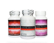 Authentic Luxxe White 60 Capsules, Luxxe Renew 60 Capsules & Luxxe Protect 30 Capsules - SET