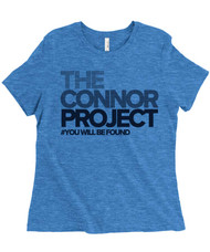 The Connor Project - Dear Evan Hansen - Women's Relaxed Fit Triblend T-Shirt - Royal Blue
