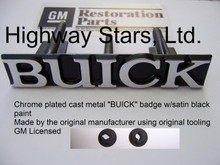 Original Gm Grand National Fender Badge 255162222 By