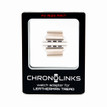 Silver Stainless Steel ChronoLinks Watch Adapters for Apple Watch