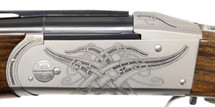 Krieghoff Celtic Scroll Nickel K-20 Receiver/Iron ONLY - 114263R
