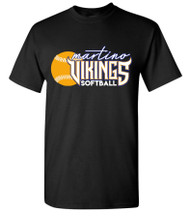 Martino Jr. High Softball Gildan Black T-Shirt