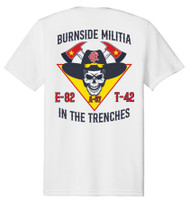 Engine 82 White Nike Dri Fit T-shirt Skull 