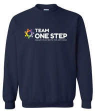 Team One Step Gildan Heavy Blend YOUTH Sweatshirt - Navy