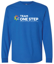 Team One Step Gildan - Heavy Cotton™ YOUTH Long Sleeve T-Shirt - Royal