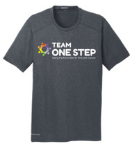 Team One Step OGIO® Pulse Crew Moisture Wicking Tee - Gear Grey
