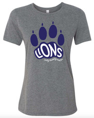 ELC Paw Print Deep Heather Women’s Relax Fit Tee