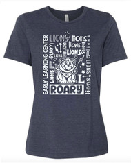 ELC Roary Heather Navy Women’s Relax Fit Tee