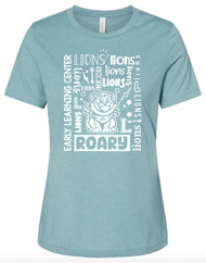 ELC Roary Heather Blue Lagoon Women’s Relax Fit Tee
