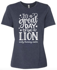 ELC Great Day Heather Navy Women’s Relax Fit Tee