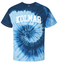 Kolmar College Blue Jerry Colortone Tie Dye T-Shirt