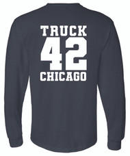 Engine 82 Navy Gildan Long Sleeve T42