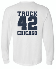 Engine 82 White Gildan Long Sleeve T42