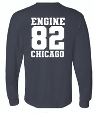 Engine 82 Navy Gildan Long Sleeve E82