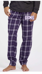 Gems Purple Boxercraft Harley Flannel Pants 