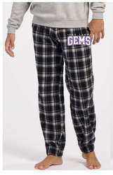 Gems Black Boxercraft Harley Flannel Pants 