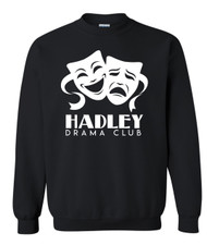Hadley Drama Club Black Gildan Crewneck Sweater
