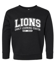 ELC Toddler Est. Black Rabbit Skins Fleece Crewneck